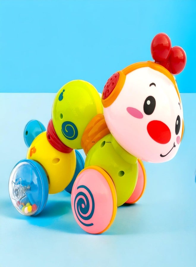 NIYANETAIL Baby Toys 6 Months Plus - Crawling Toys for 1 Year Old Girls Gifts with Music & Light, Press & Go Baby Toys 12+ Months 1st Birthday Gifts for Girls Boys,Multicolor (Color May Vary). - Image 1